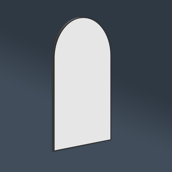 Thermogroup Ablaze Juno Arch Framed Mirror 500x800mm Black