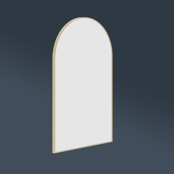 Thermogroup Ablaze Juno Arch Framed Mirror 500x800mm Gold