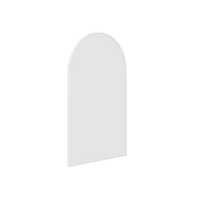 Thermogroup Ablaze Juno Arch Framed Mirror 500x800mm White with Mirror Demister