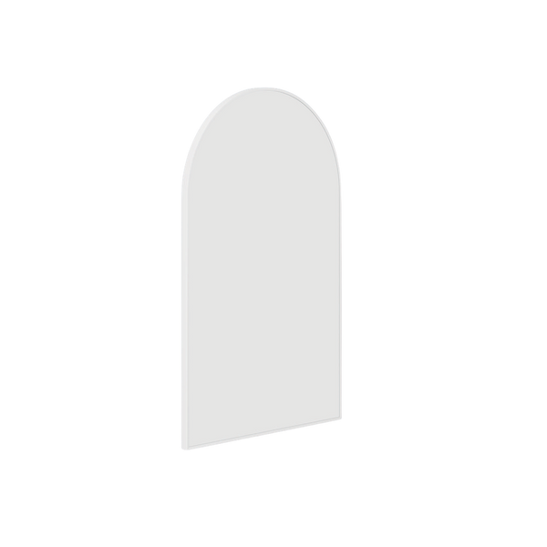 Thermogroup Ablaze Juno Arch Framed Mirror 500x800mm White with Mirror Demister