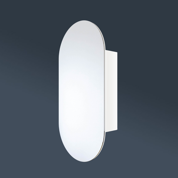 Thermogroup Ablaze Lincoln Pill Mirror Cabinet 500x1000x150mm White