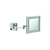 Thermogroup Ablaze 3x Magnification Wall Mounted Shaving Mirror 200mm Square Chrome