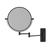 Thermogroup Ablaze 1 & 5x Magnification Wall Mounted Round Shaving Mirror 200mm Round Black