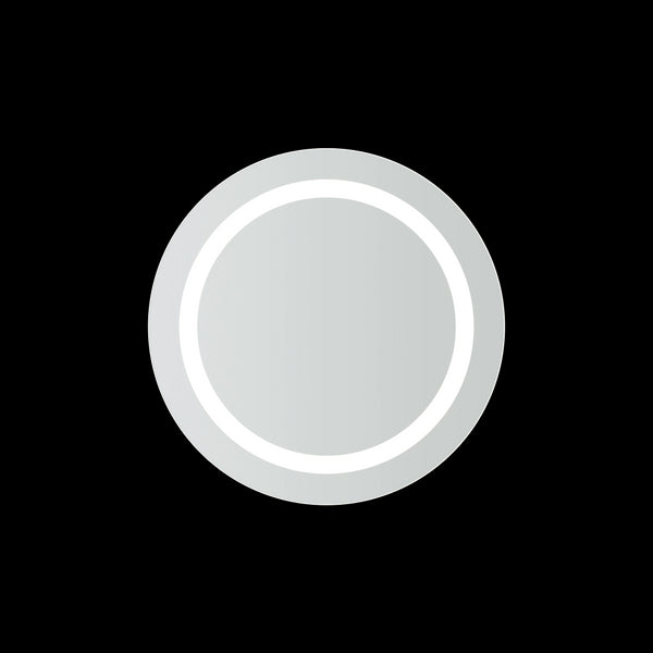 Thermogroup Ablaze Backlit Round Mirror with Border Cool Light 610mm 18Watts