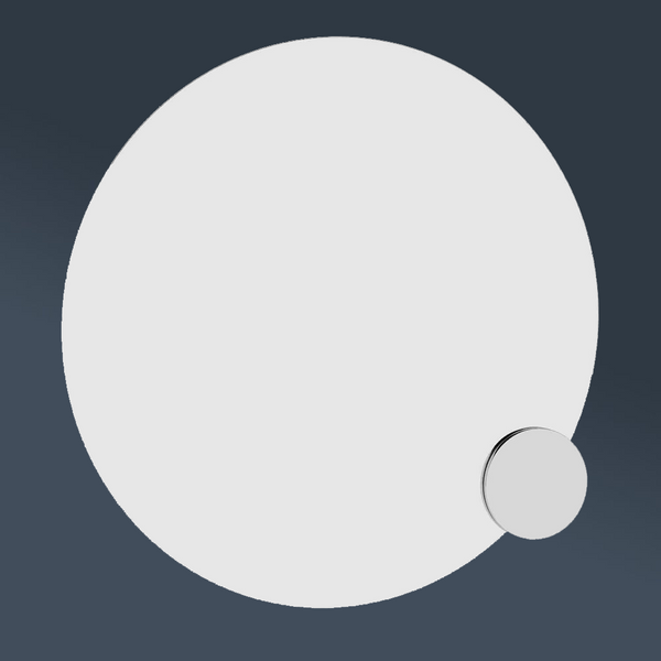 Thermogroup Ablaze 3x 140mm Round Magnifying Mirror with Clip