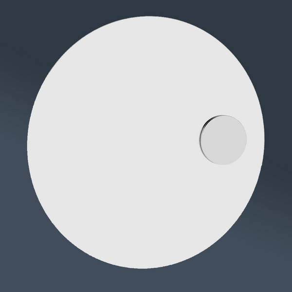 Thermogroup Ablaze 3x 140mm Round Magnifying Mirror with magnet and 140x400mm metal strip