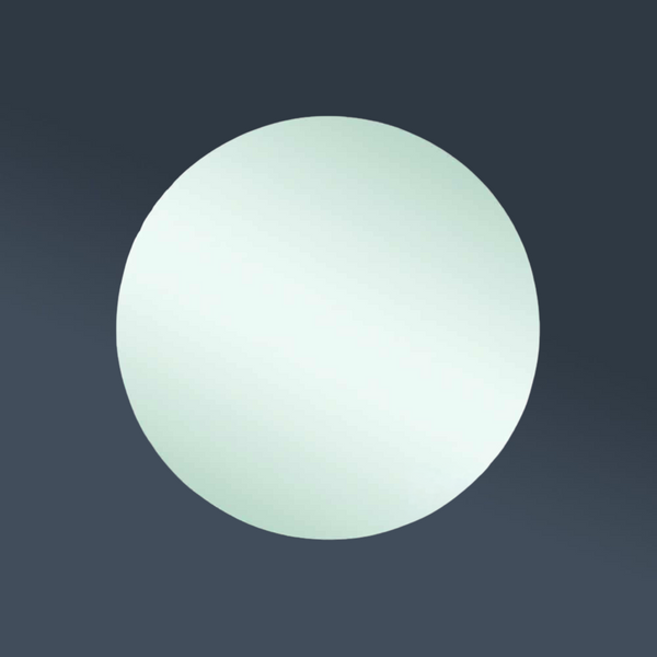 Thermogroup Ablaze Rio Polished Edge Round Mirror 600mm with Demister