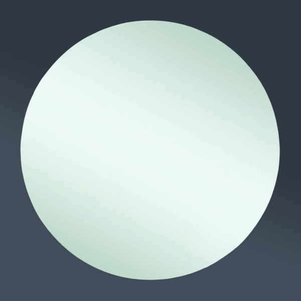 Thermogroup Ablaze Rio Polished Edge Round Mirror 800mm with Demister