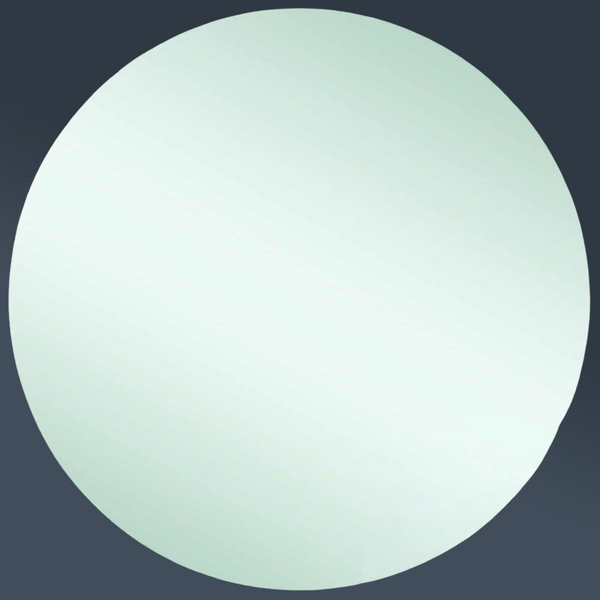 Thermogroup Ablaze Rio Polished Edge Round Mirror 900mm with Demister