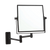 Thermogroup Ablaze 1 & 5x Magnification Wall Mounted Square Shaving Mirror 200mm Square Black
