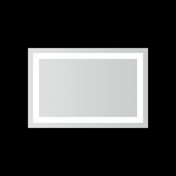 Thermogroup Ablaze Backlit Rectangular Mirror with Border Cool 750x900x45mm 62Watts