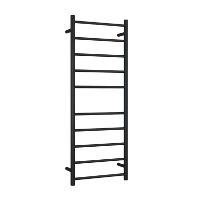 Thermogroup Round Ladder Heated Towel Rail 450mm Matte Black