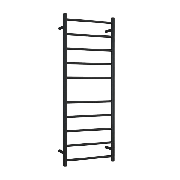 Thermogroup Round Ladder Heated Towel Rail 450mm Matte Black