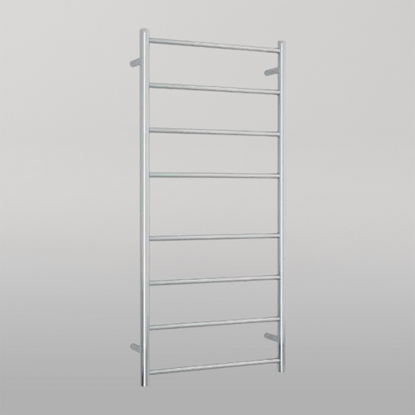 Thermogroup Straight Round Ladder Heated Towel Rail 530mm Polished Stainless Steel SR27M