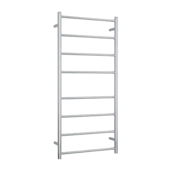 Thermogroup Straight Round Ladder Heated Towel Rail 530mm Polished Stainless Steel SR27M