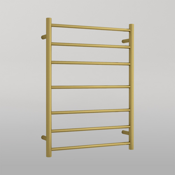 Thermogroup Round Ladder Heated Towel Rail Brushed Gold