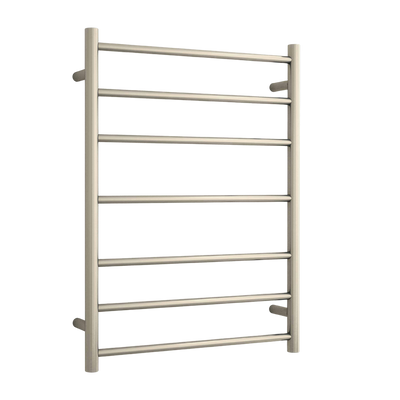 Thermogroup Round Ladder Heated Towel Rail Brushed Nickel