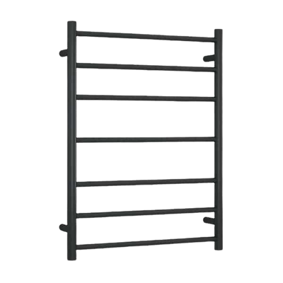 Thermogroup Round Ladder Heated Towel Rail 600mm Matte Black