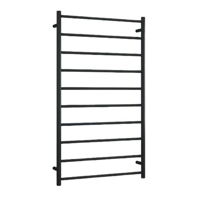 Thermogroup Straight Round Heated Ladder Rail Matte Black