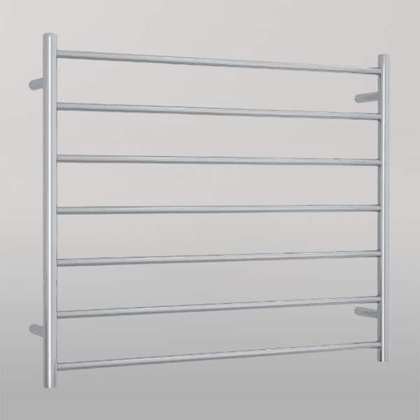 Thermogroup Straight Round Ladder Heated Towel Rail 900mm Polished Stainless Steel