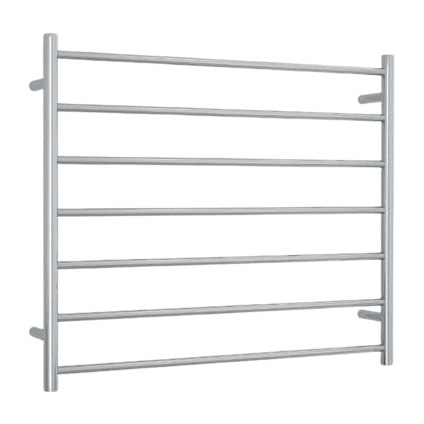 Thermogroup Straight Round Ladder Heated Towel Rail 900mm Polished Stainless Steel
