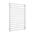 Thermogroup Straight Round Ladder Heated Towel Rail 1000mm Polished Stainless Steel