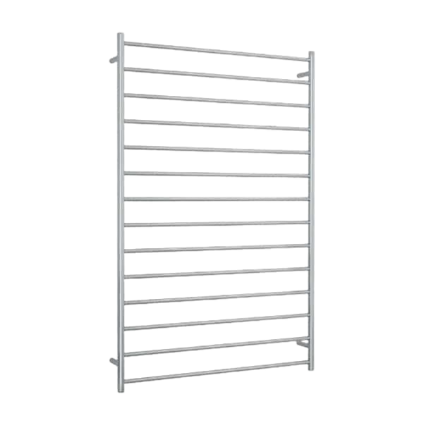 Thermogroup Straight Round Ladder Heated Towel Rail 1000mm Polished Stainless Steel