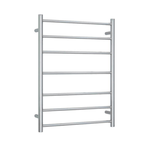 Thermogroup Brushed 12Volt Round Ladder Heated Towel Rail Brushed Stainless Steel