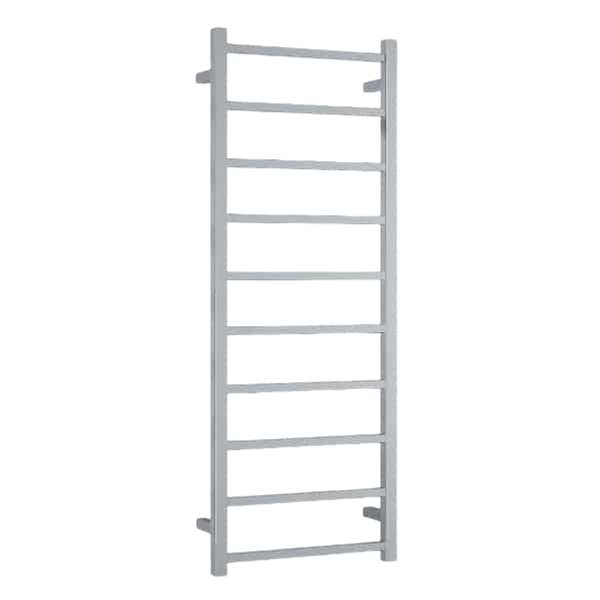 Thermogroup Straight Square Ladder Heated Towel Rail 450mm Polished Stainless Steel