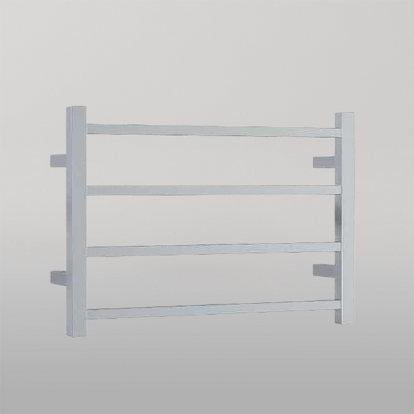 Thermogroup Straight Square Ladder Heated Towel Rail 600mm Polished Stainless Steel SS40M