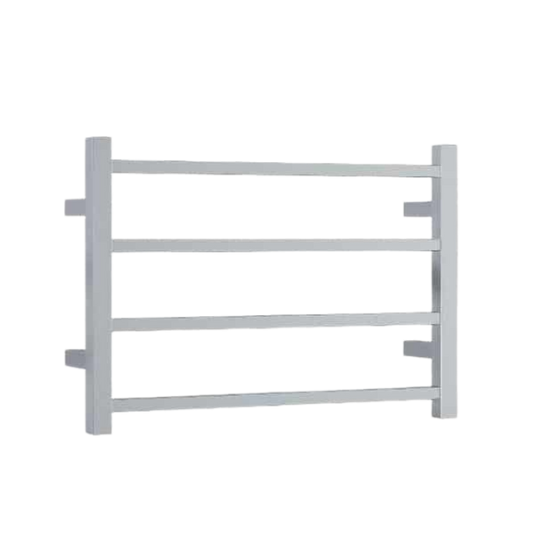 Thermogroup Straight Square Ladder Heated Towel Rail 600mm Polished Stainless Steel SS40M