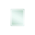 Thermogroup Ablaze Sierra Rectangle Polished Edge Mirror with Sandblasted Border 600x750mm with Hangers and Demister