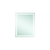 Thermogroup Ablaze Sierra Rectangle Polished Edge Mirror with Sandblasted Border 600x750mm with Hangers