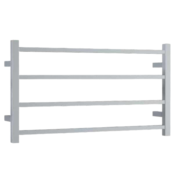 Thermogroup Straight Square Ladder Heated Towel Rail 800mm Polished Stainless Steel SS81M