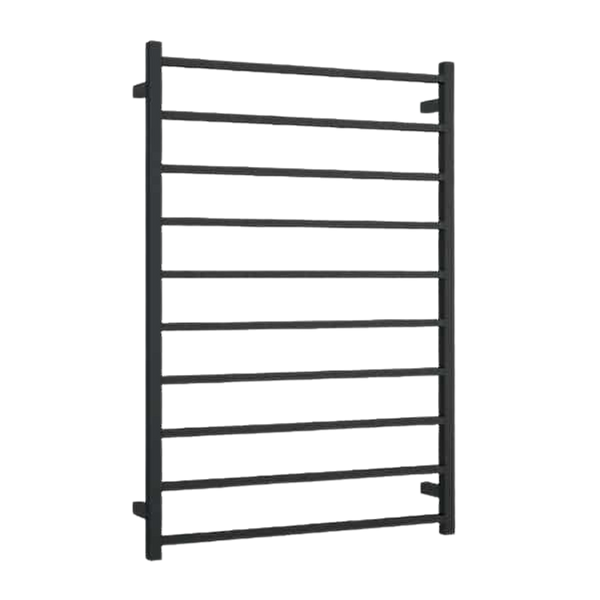 Thermogroup Square Ladder Heated Towel Rail 800mm Matte Black