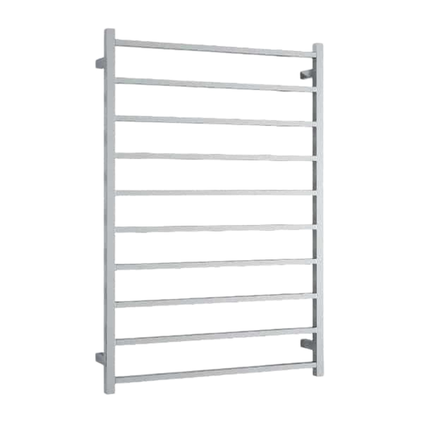 Thermogroup Straight Square Ladder Heated Towel Rail 800mm Polished Stainless Steel SS88M