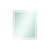 Thermogroup Ablaze Sierra Rectangle Polished Edge Mirror with Sandblasted Border 900x750mm with Hangers and Demister