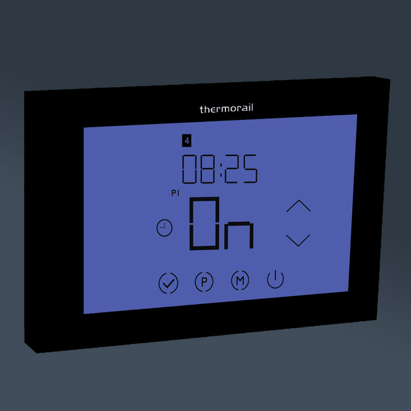 Thermogroup Landscape Touch Screen 7-Day Timer Black