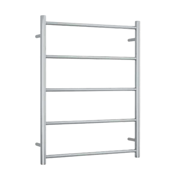 Thermogroup Straight Round Non-Heated Ladder Towel Rail Polished Stainless Steel