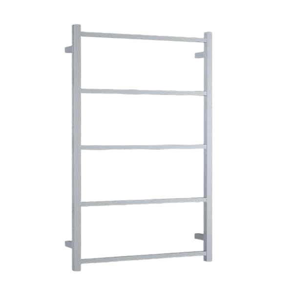 Thermogroup Straight Square Non-Heated Ladder Towel Rail Polished Stainless Steel