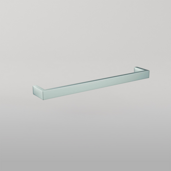 Thermogroup Square Non-Heated Single Bar Towel Rail Polished Stainless Steel