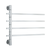 Thermogroup Straight Square Swivel Non-Heated Towel Rail Polished Stainless Steel