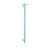 Thermogroup Horizon Blue Straight Round Vertical Single Heated Towel Rail Horizon Blue Pastel
