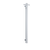 Thermogroup Square Vertical Single Bar Heated Towel Rail Polished Stainless Steel