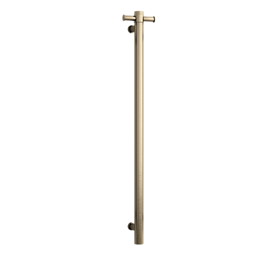 Thermogroup Brushed Brass 240Volt Vertical Single Heated Rail Brushed Brass PVD