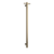 Thermogroup Brushed Brass 240Volt Vertical Single Heated Rail Brushed Brass PVD