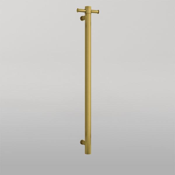 Thermogroup Brushed Gold 240Volt Vertical Single Heated Rail Brushed Gold PVD
