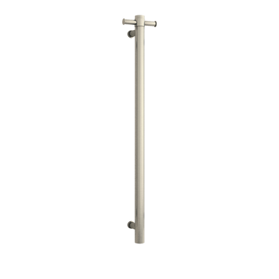 Thermogroup 240Volt Vertical Single Heated Rail Brushed Nickel