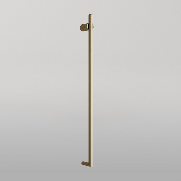 Thermogroup Vertical Heated Towel Rail Brushed Brass