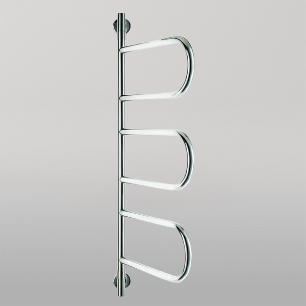 Thermogroup Jeeves Tangent W Swivel Heated Towel Rail Polished Stainless Steel